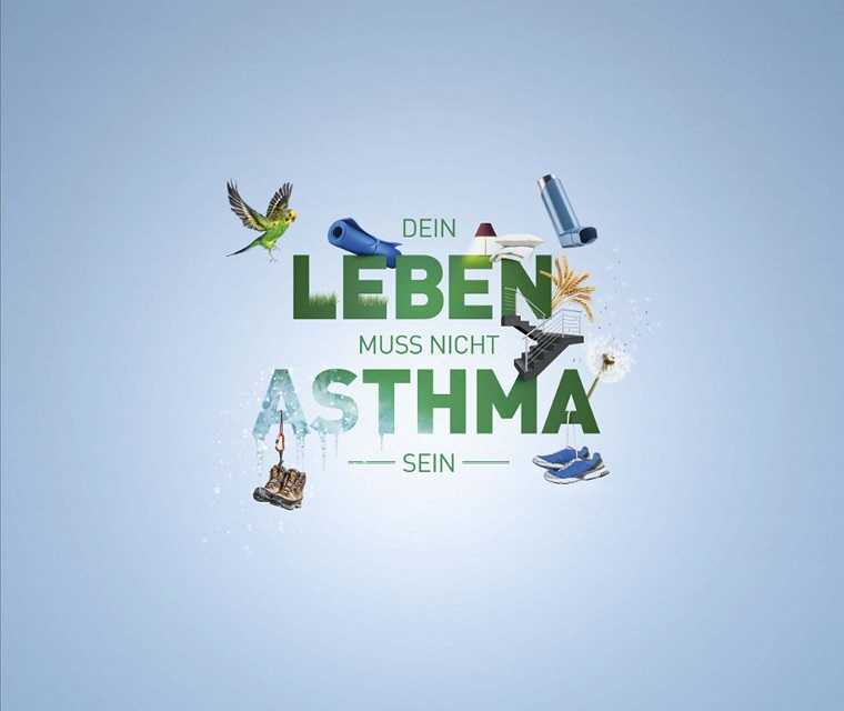 Logo: Dein Leben muss nicht Asthma sein